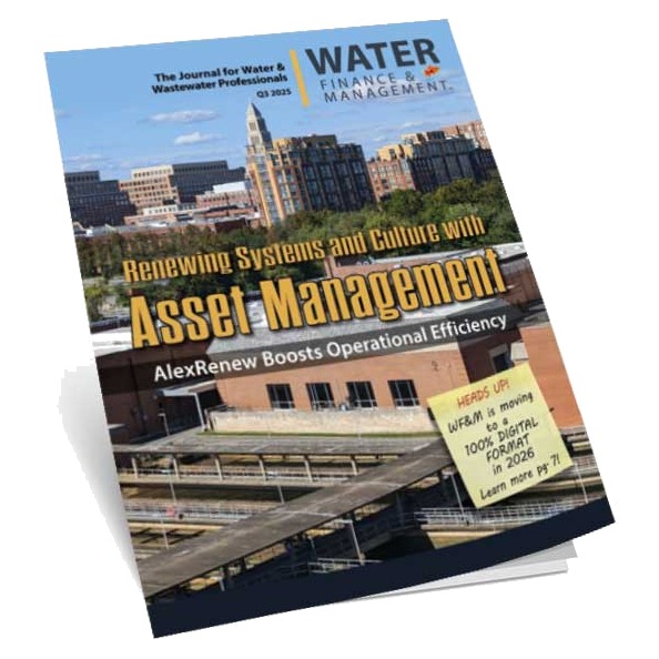Water Finance & Management magazine cover