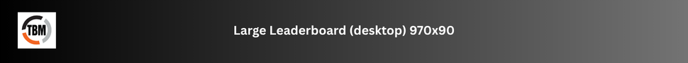 Large Leaderboard Banner example