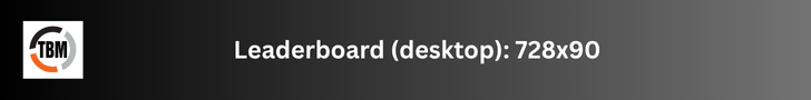 Leaderboard Banner example