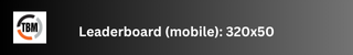 Leaderboard Banner example